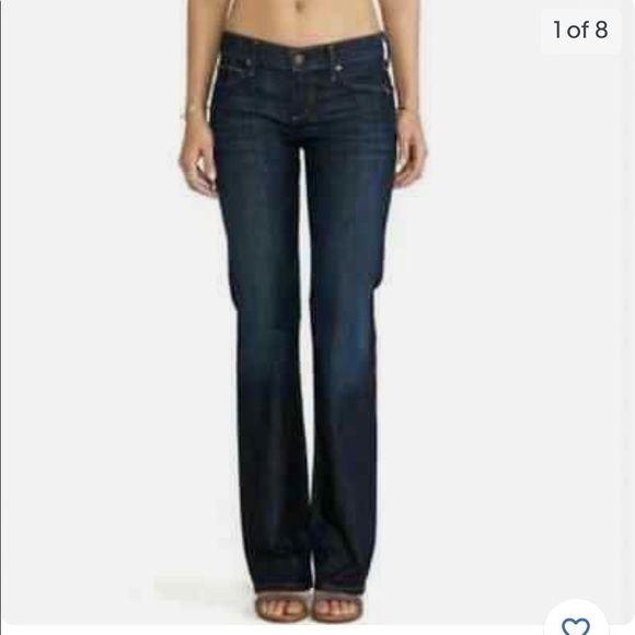 ⭐️HP⭐️Sz 27p Citizens of Humanity Dita dark wash petite bootcut leg in GUC - Picture 1 of 13